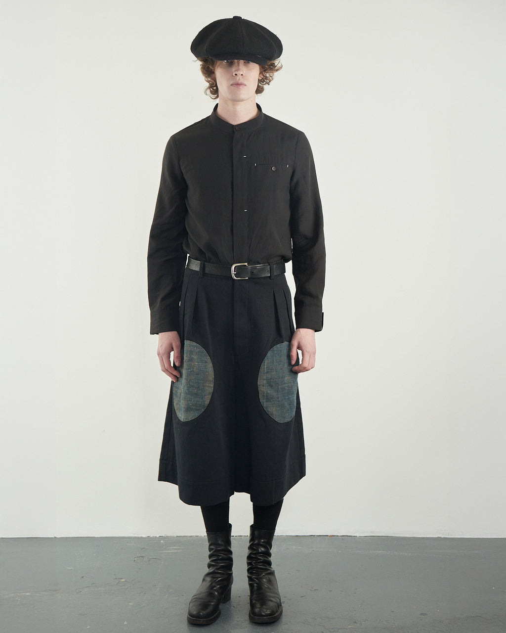 Antique Indigo Cropped Trousers