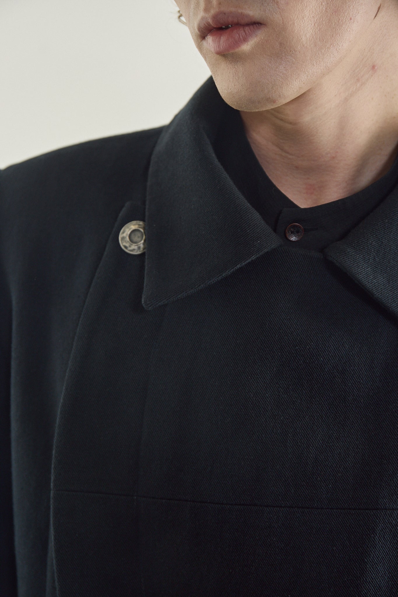 Scimitar Collar Coat