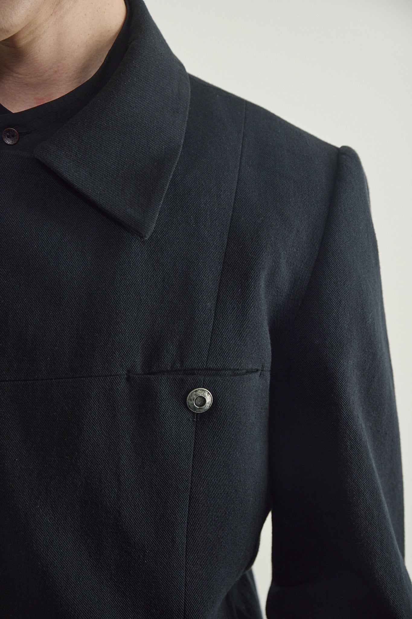 Scimitar Collar Coat