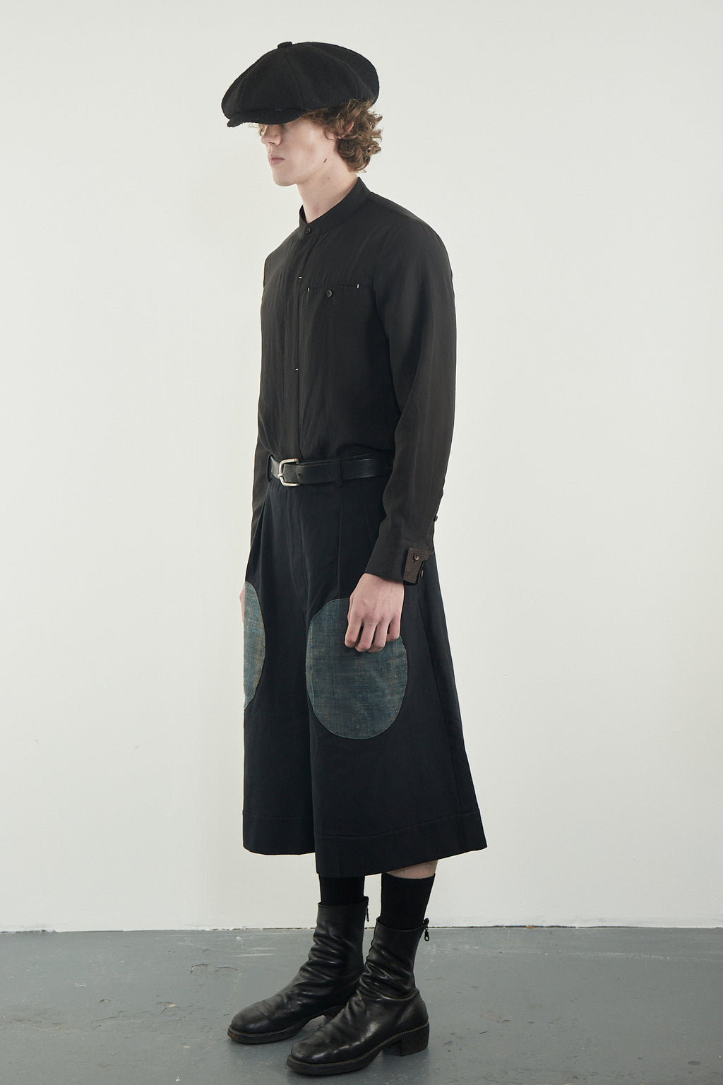 Antique Indigo Cropped Trousers