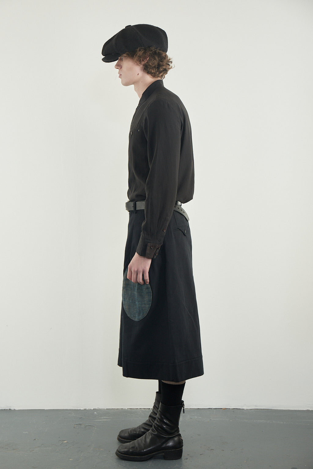 Antique Indigo Cropped Trousers