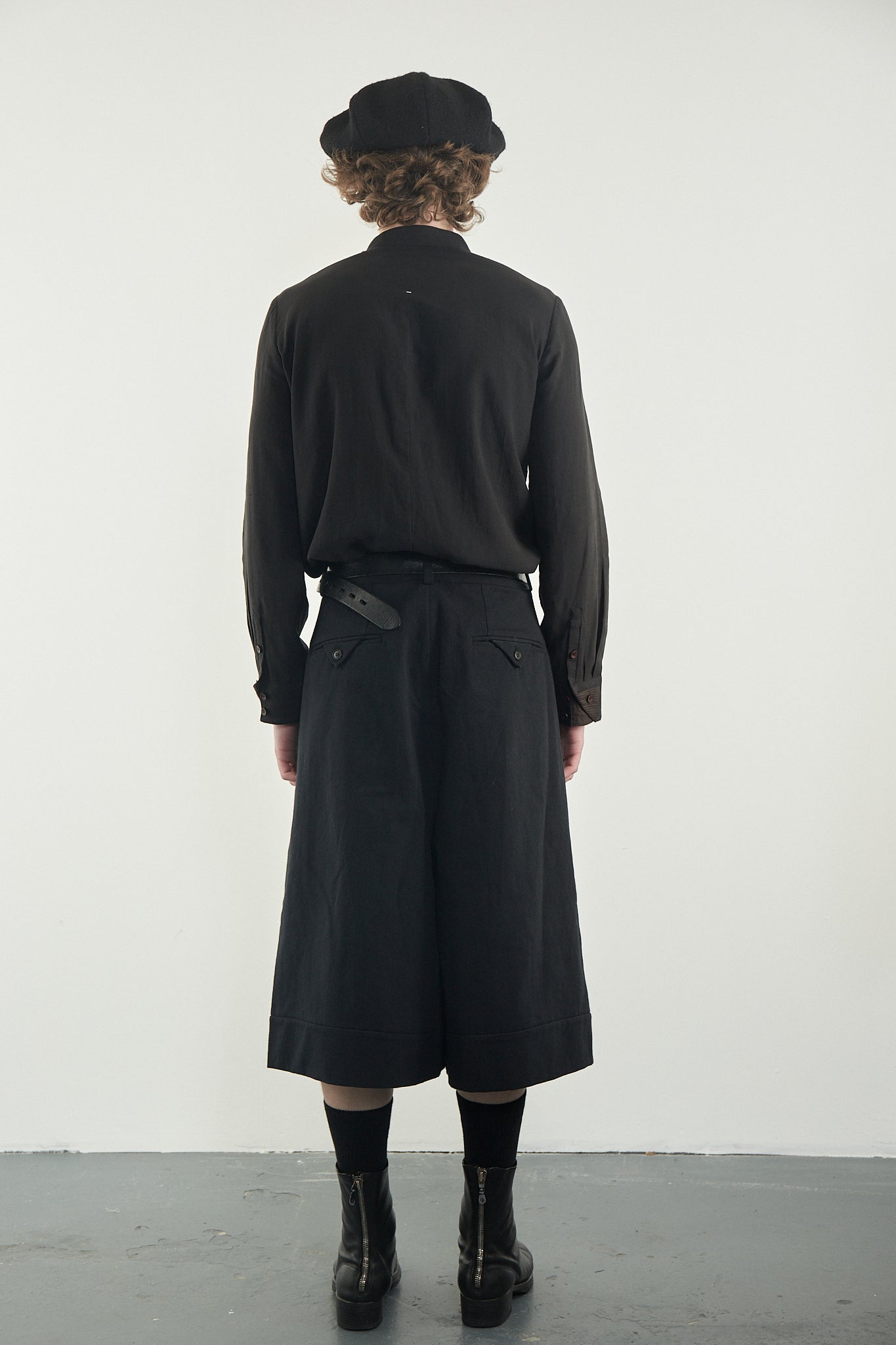 Antique Indigo Cropped Trousers