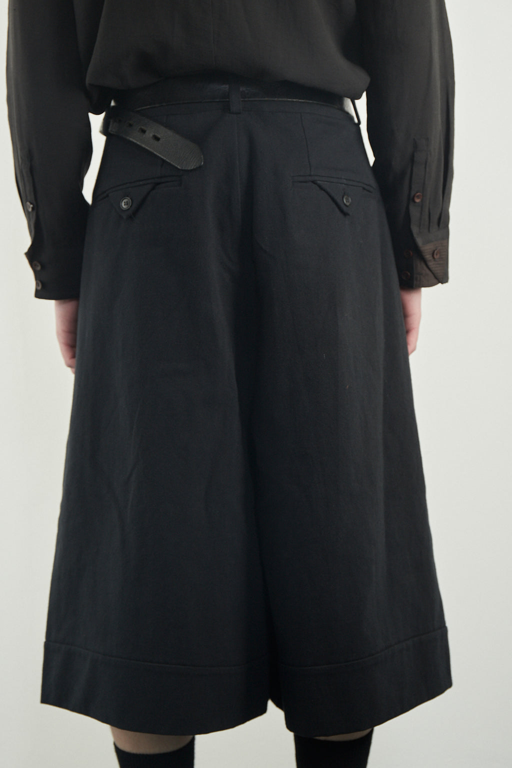 Antique Indigo Cropped Trousers