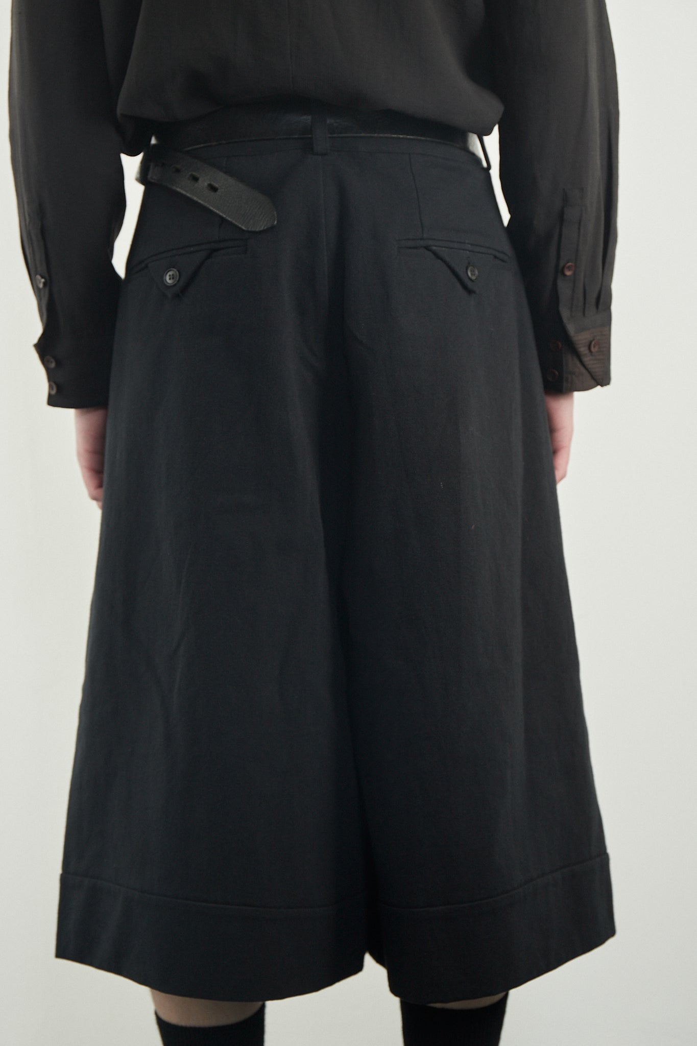 Antique Indigo Cropped Trousers