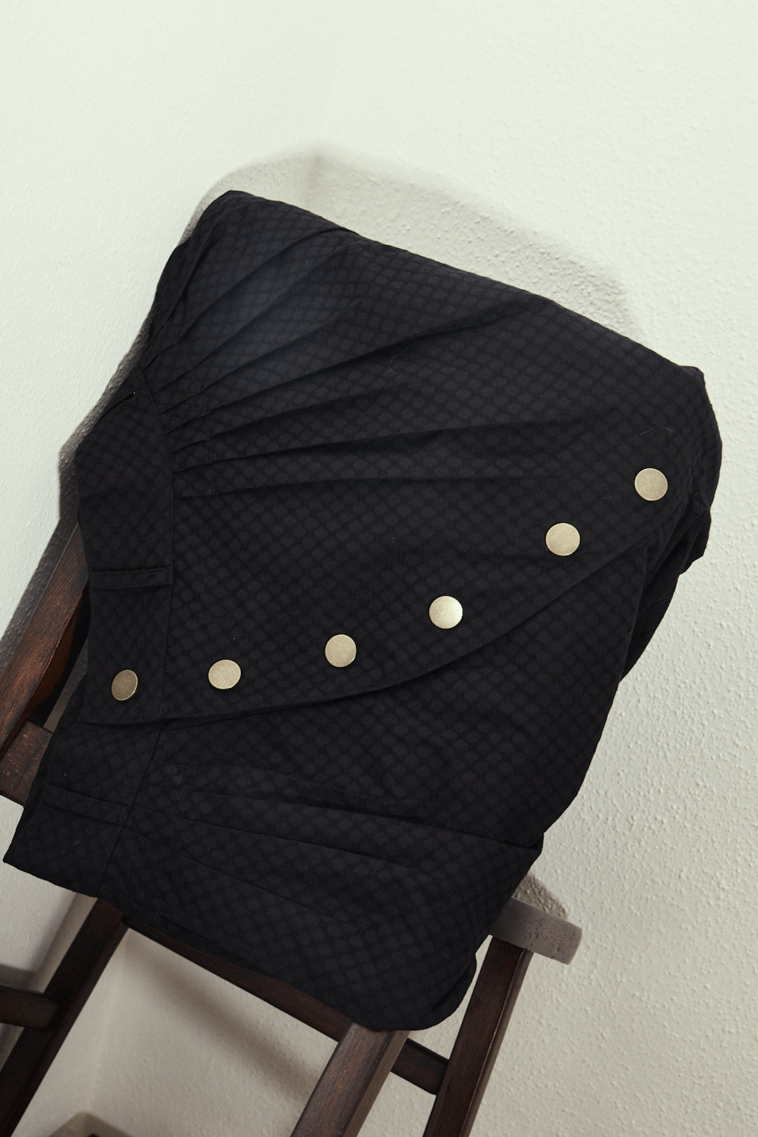 Scimitar-Pleated Wide Trousers