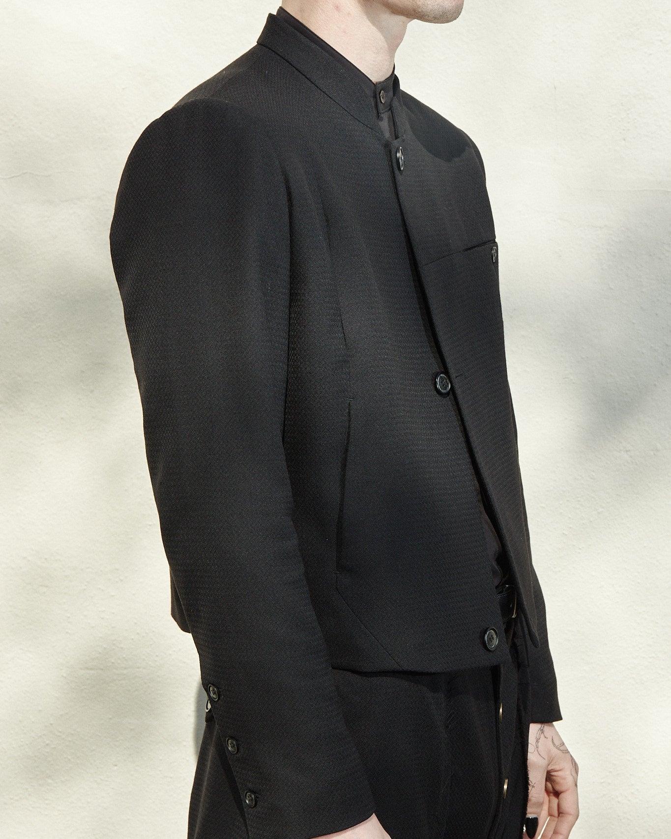Flat-Edge Tailored Jacket